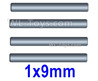Wltoys 124019 Suspension axis optical axis(4pcs)-1X9mm-124019.1275